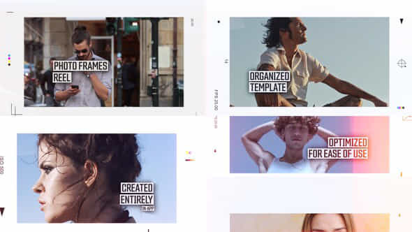Photo Frames Reel Slideshow For Premiere Pro - VideoHive 55412929