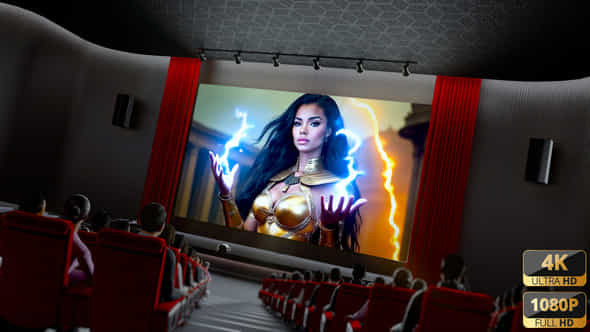 Cinema Screen Opener - VideoHive 58364171