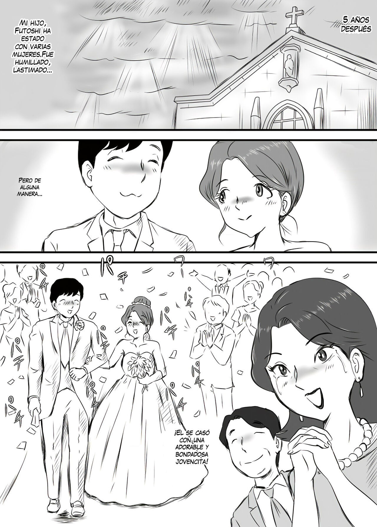 [Momoziri Hustle Dou] Okaa-san to Tanshou Musuko [Spanish] (