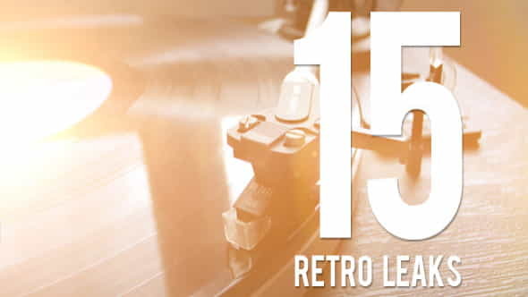 Retro Leaks Transitions - VideoHive 4906809