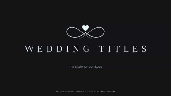 Titles - Wedding - VideoHive 35975934