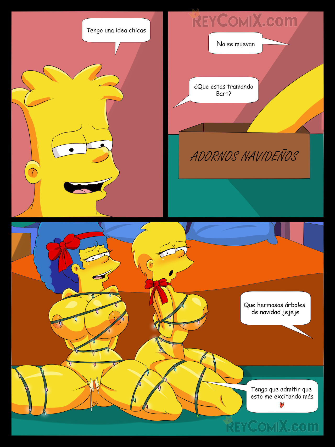 [ReyComiX] Navidad en Familia – Los Simpsons