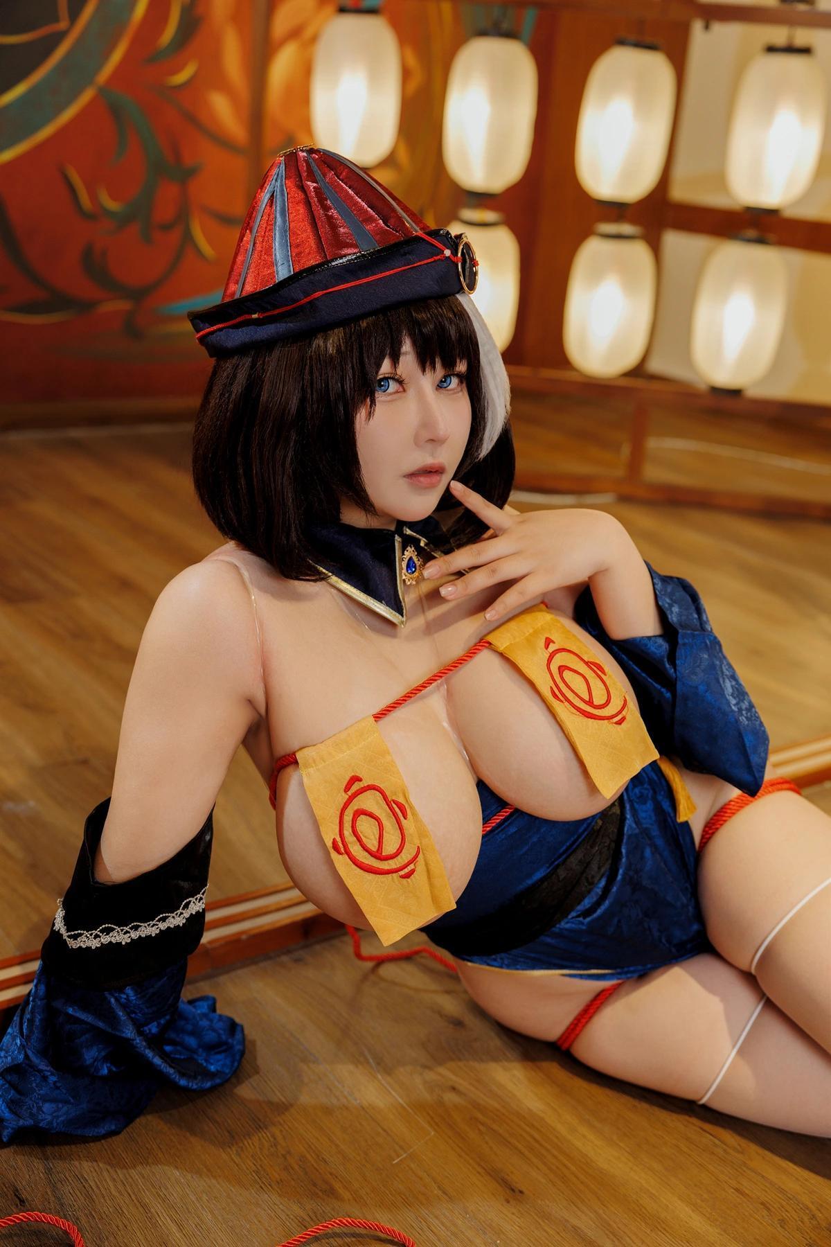 Cosplay KANEKO咔喵 – 碧蓝航线 华甲僵尸(8)