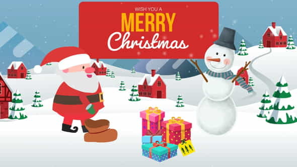 Cartoon Christmas Wishes - Christmas - VideoHive 25187653