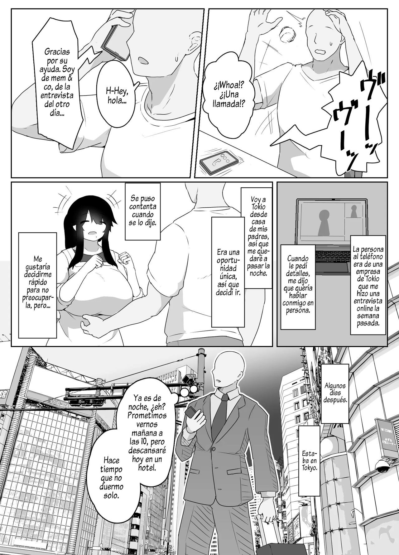 [hahayamoya (moya)] Oyasumi, Okaa-san I  Good Night, Mom I [Spanish]  [Al Chile no Sé Scan]