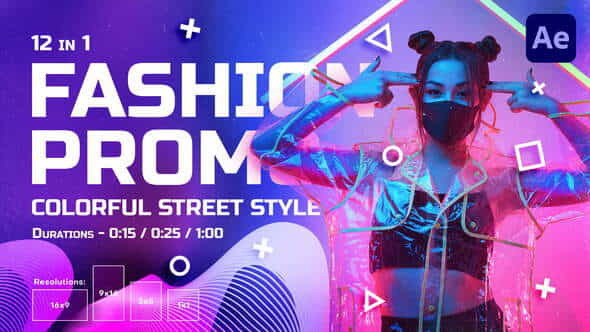 Colorful Street Style Fashion Promo - VideoHive 30028028