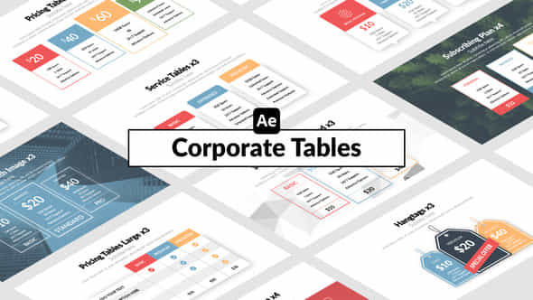 Corporate Tables - VideoHive 51665833