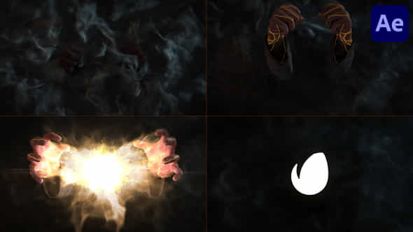 Wizard Hands Logo For After Effects - VideoHive 53629450