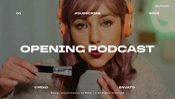 Opening Podcast - VideoHive 56566545