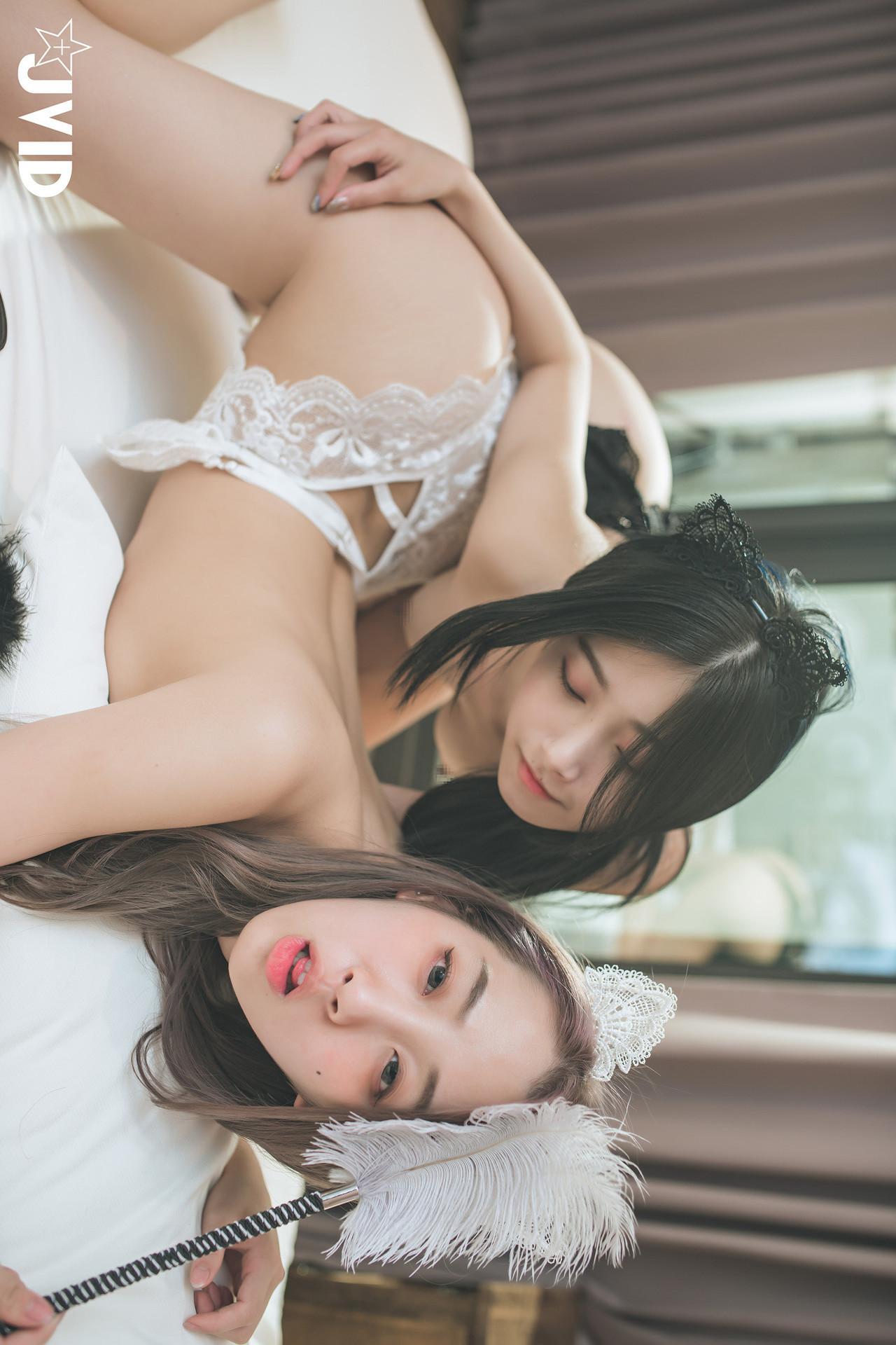 JVID 淇淇selina & 小隻馬霓霓 – 【雙模特輯】淇淇＆霓霓寵物閨蜜裸體挑逗，霓霓上空無碼年度限定隱藏版!!! Set.03(9)
