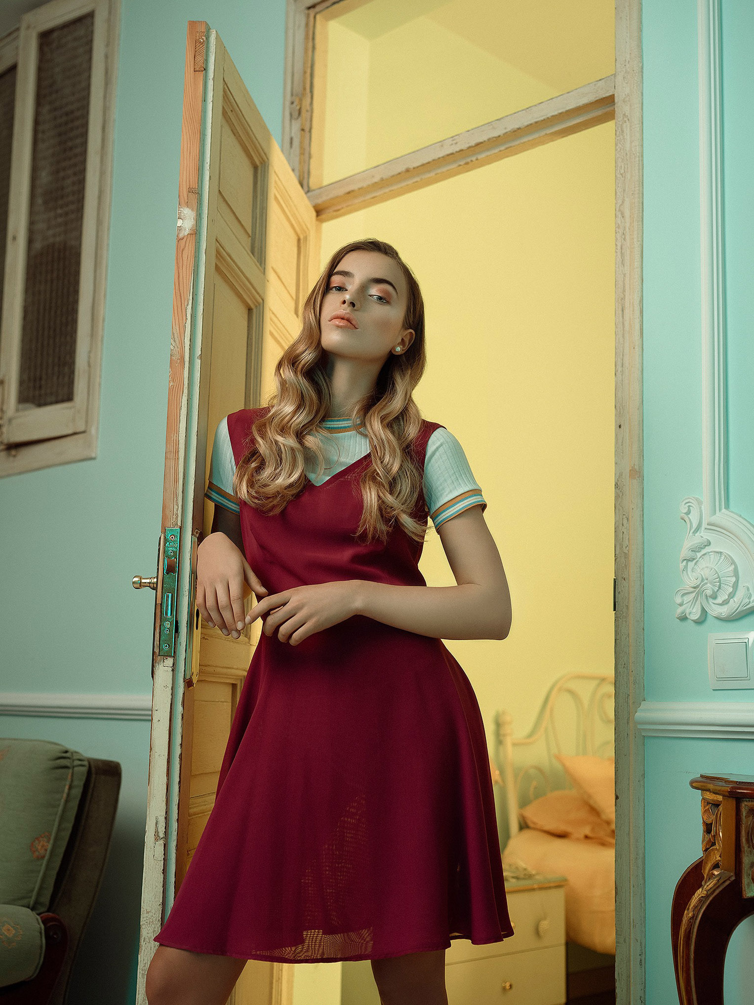 Patricia Lama and Olivia Monjardin by Rebeca Saray Девушки в стиле 1970-х годов / фото 10