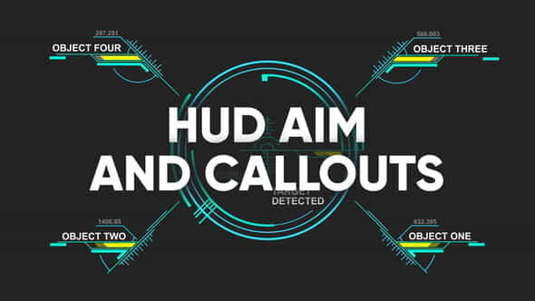 HUD aim and callouts - VideoHive 30952370