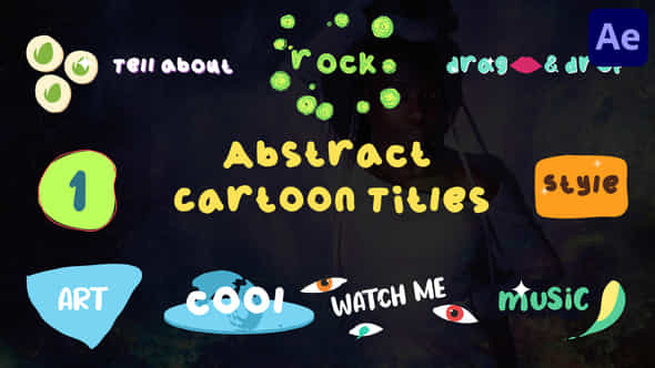 Abstract Cartoon Titles - VideoHive 46499647