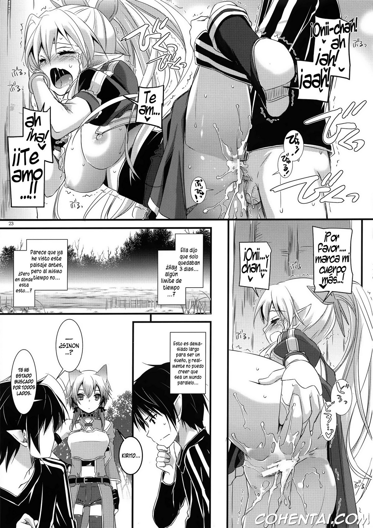 D.L. action 72 (Sword Art Online) xxx comics manga porno doujin hentai español sexo 