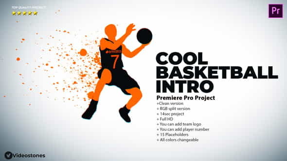 Cool Basketball Intro - Basketball - VideoHive 34333174