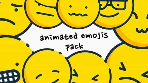 Animated Emojis Pack - VideoHive 36627763