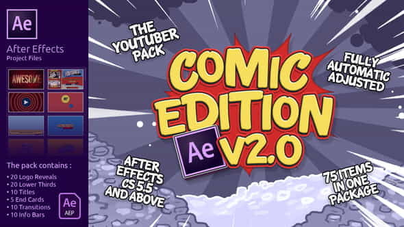 The YouTuber Pack - Comic - VideoHive 16575265