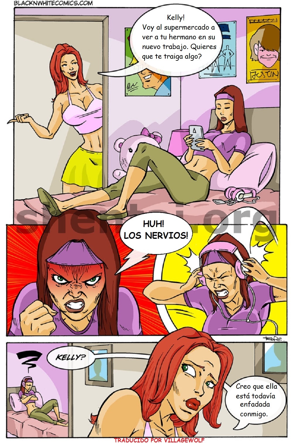 [blacknwhite]  I Hate My Mother  2-2 [Spanish]