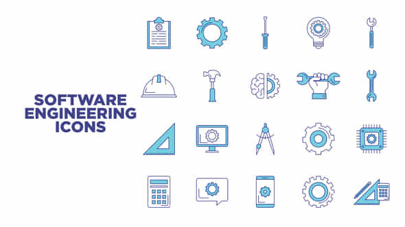 software engineering icons - VideoHive 45826677