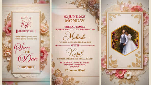 Wedding Invitation After Effects - VideoHive 57875370