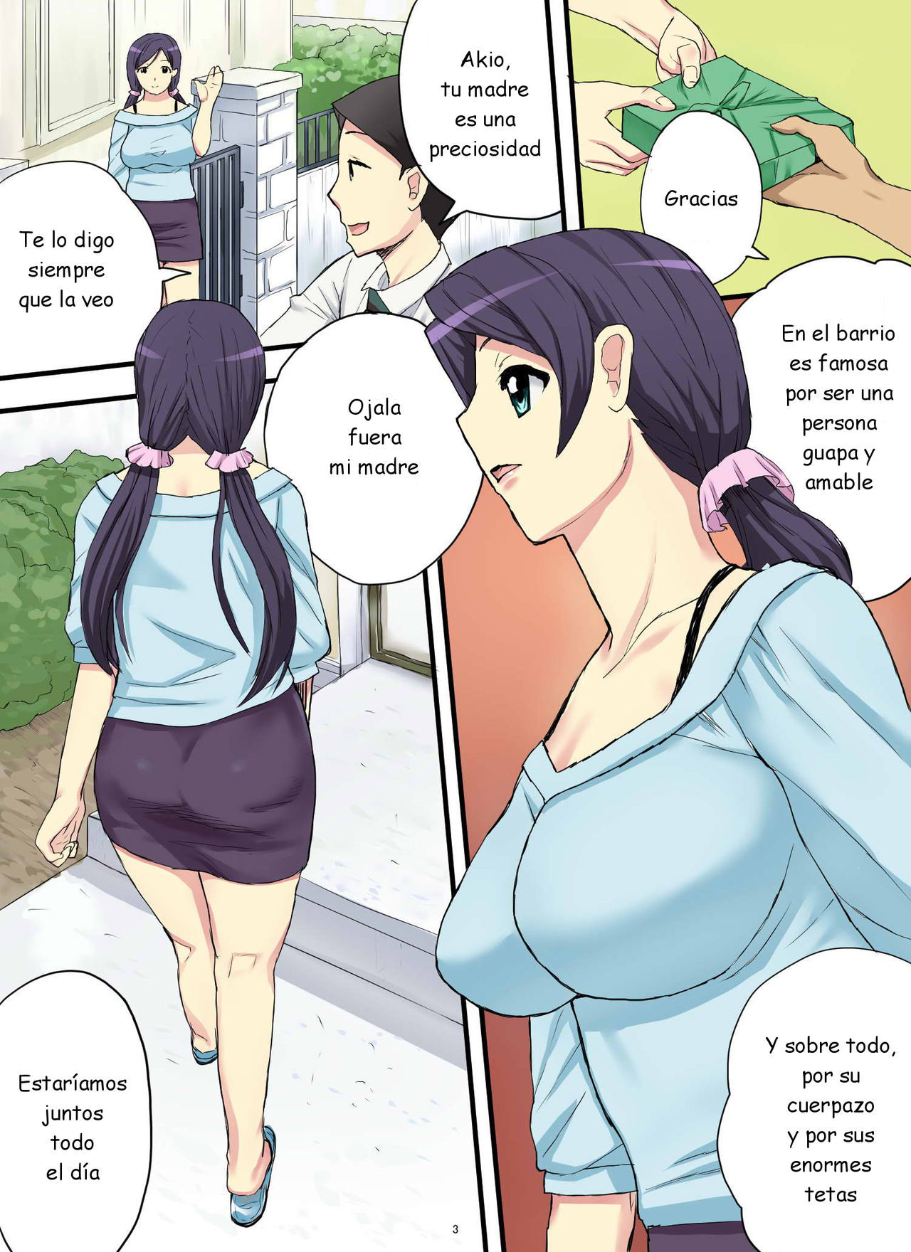 [Sanbaizu] Haha no Himitsu wo Shitte  Descubriendo el secreto de mamá. [Spanish] {joselillo} [Digital]