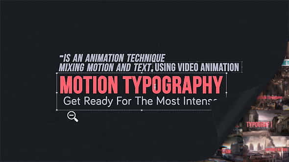 Motion Typography Glitch Titles - VideoHive 8167483