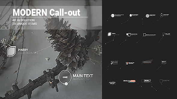 Modern HUD Call-outs UI Placeholders - VideoHive 19600715