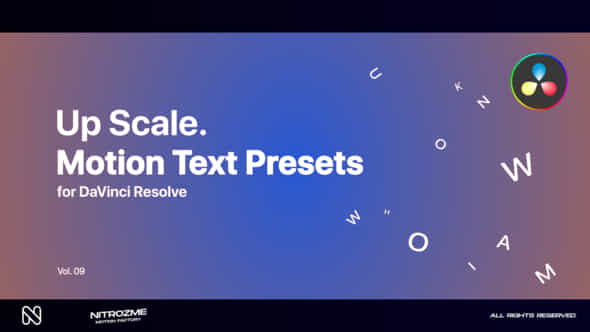 Up Scale Motion - VideoHive 47355702