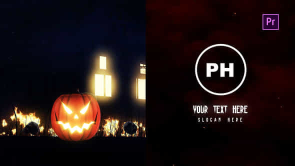 Halloween Dark Logo - VideoHive 48385629