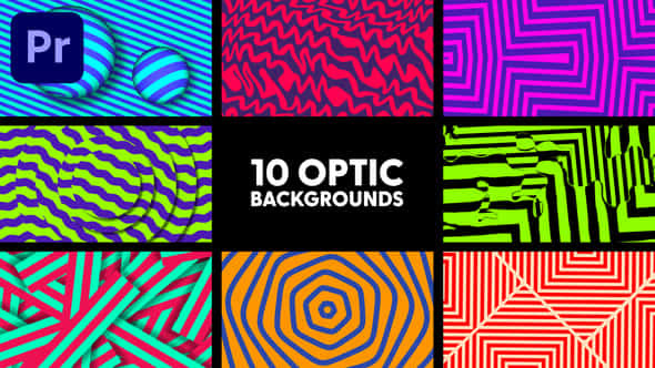Optic Backgrounds - VideoHive 42614948
