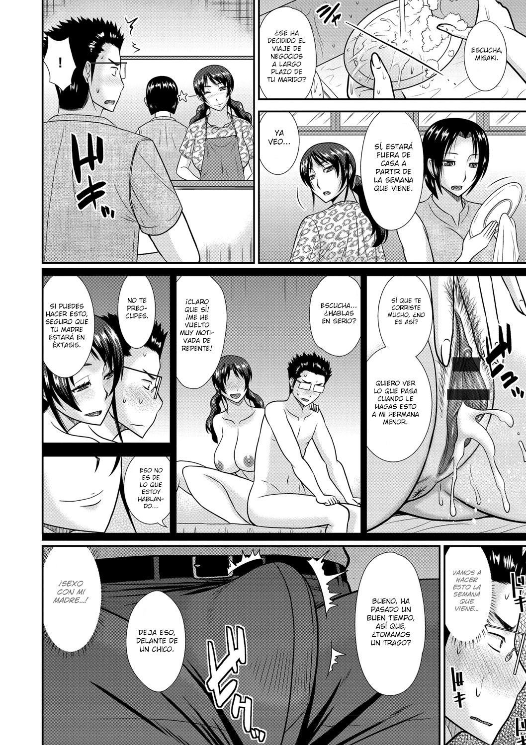 [Hatakeyama Tohya] Haha Shimai Donburi  Revolcándome con mi madre y su hermana (Haha ga Onna ni Naru Tokoro) [Spanish] [Hellsing Scans] [Digital]