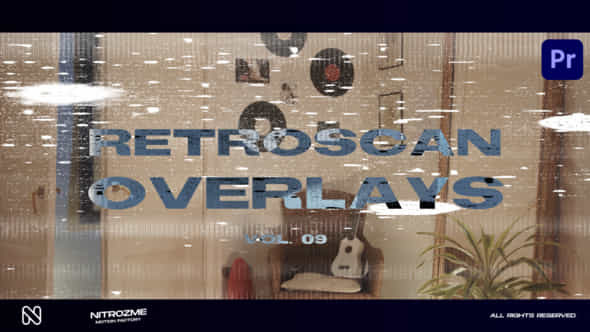 Retroscan Overlays Vol 09 For Premiere Pro - VideoHive 50653754