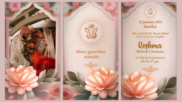 Indian Wedding Invitation - VideoHive 51149487