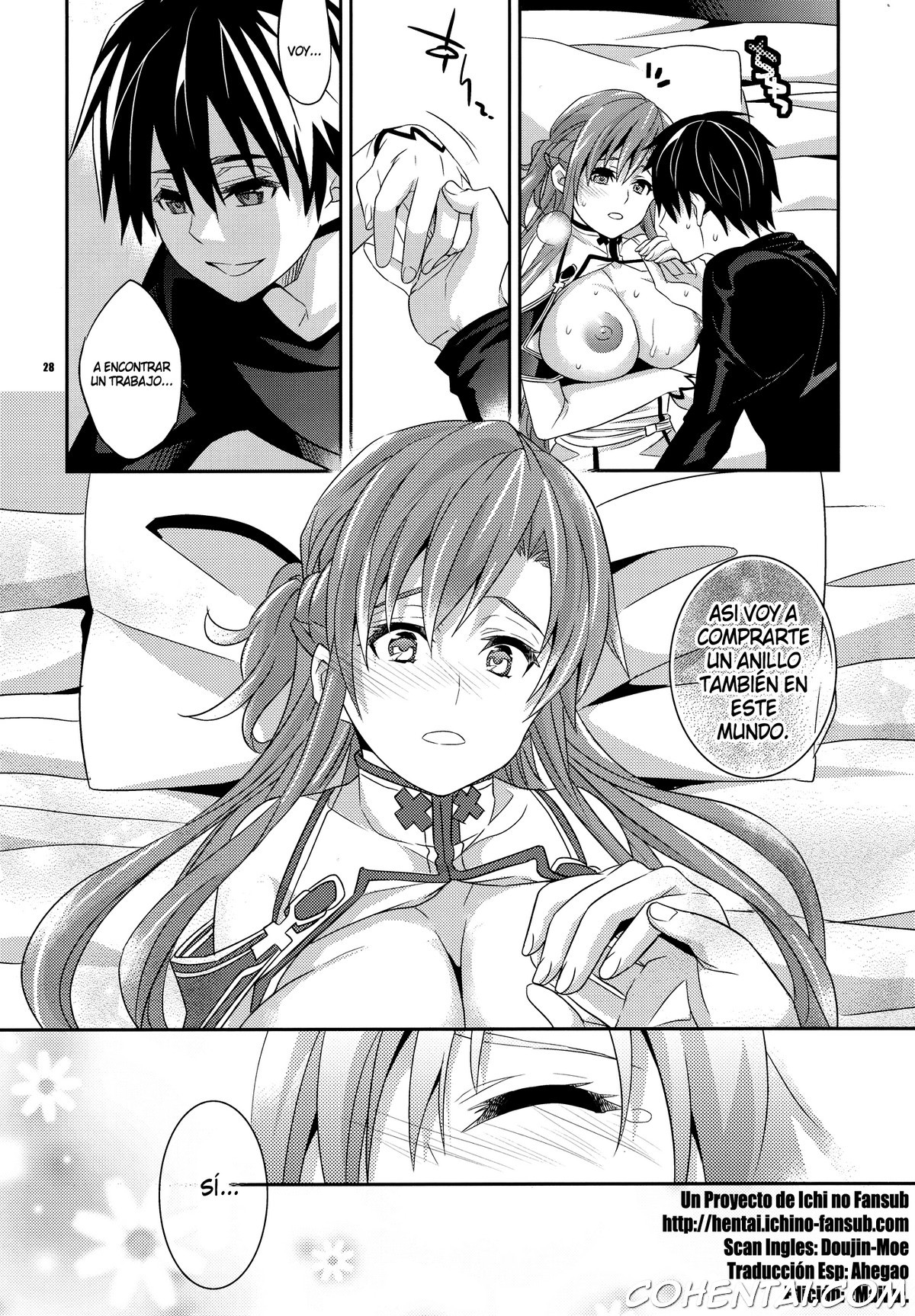 C9-04 Nete mo Samete mo (Sword Art Online) xxx comics manga porno doujin hentai español sexo 