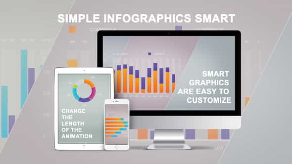 Simple infographics smart - VideoHive 23714068