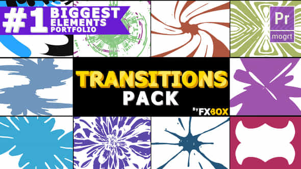 Hand Drawn Transitions - VideoHive 23028395