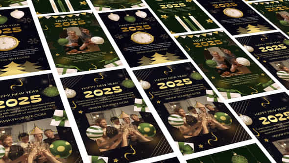 Happy New Year Instagram Story - VideoHive 55718384