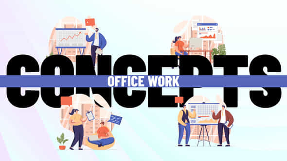 Office work - - VideoHive 36653965