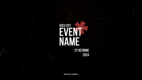 Event Titles Ae - VideoHive 50044566