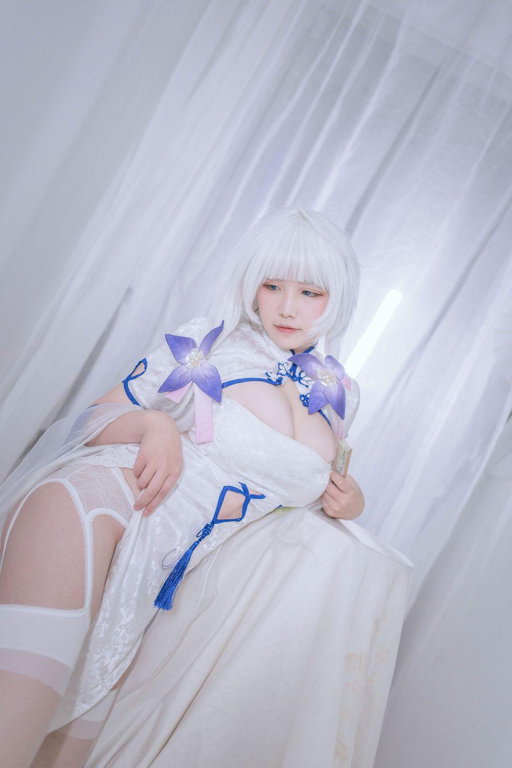 [福利女神cosplay] 阿半今天很开心 - 光辉旗袍 妩媚套图(18)