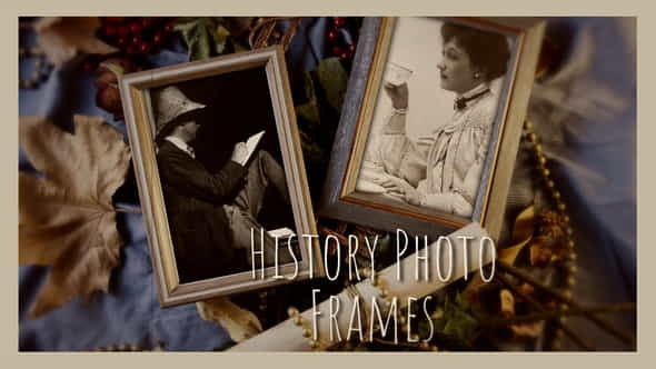 History Photo Frames Cinematic Opener - VideoHive 32443680