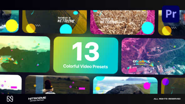 Colorful Typography - VideoHive 44906131