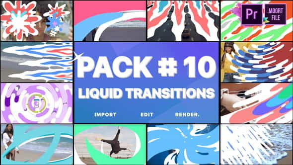 Liquid Transitions Pack 10 | - VideoHive 28302195