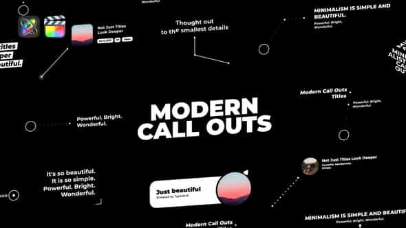 Modern Call Outs - VideoHive 33120679