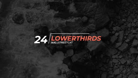 24 Lower Thirds - VideoHive 24582042