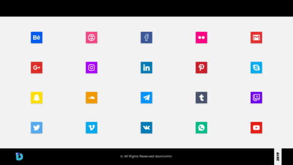 Social Media Lower Thirds - VideoHive 23367182