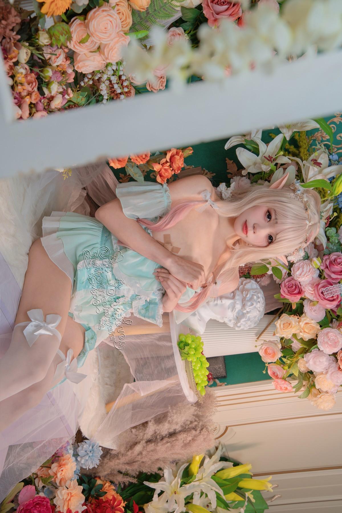 Cosplay 黏黏团子兔 豌豆公主的秘密花房(16)