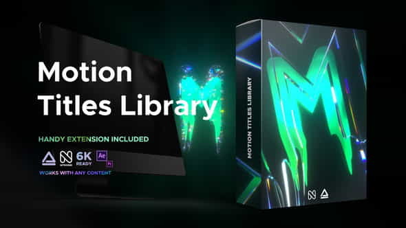 Motion Titles Library - Animated - VideoHive 33708192