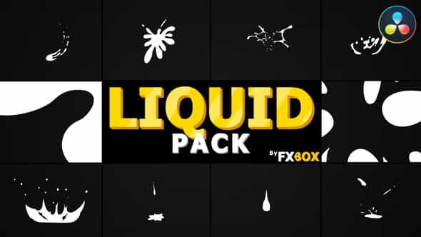Hand Drawn Liquid Elements And - VideoHive 34661824