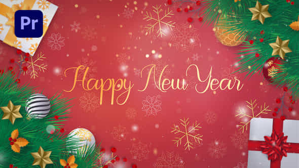Happy New Year Slideshow Mogrt - VideoHive 49498762